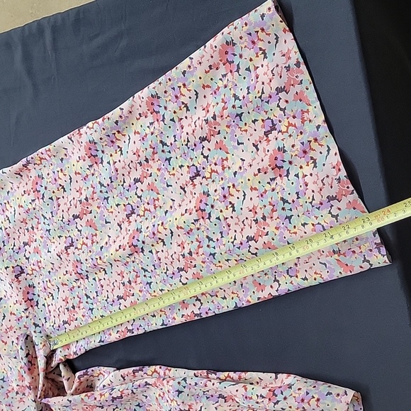 Rebecca Taylor Margo Floral Ruffle Silk Cropped Jumpsuit Size 0 (or xs) - Picture 13 of 16